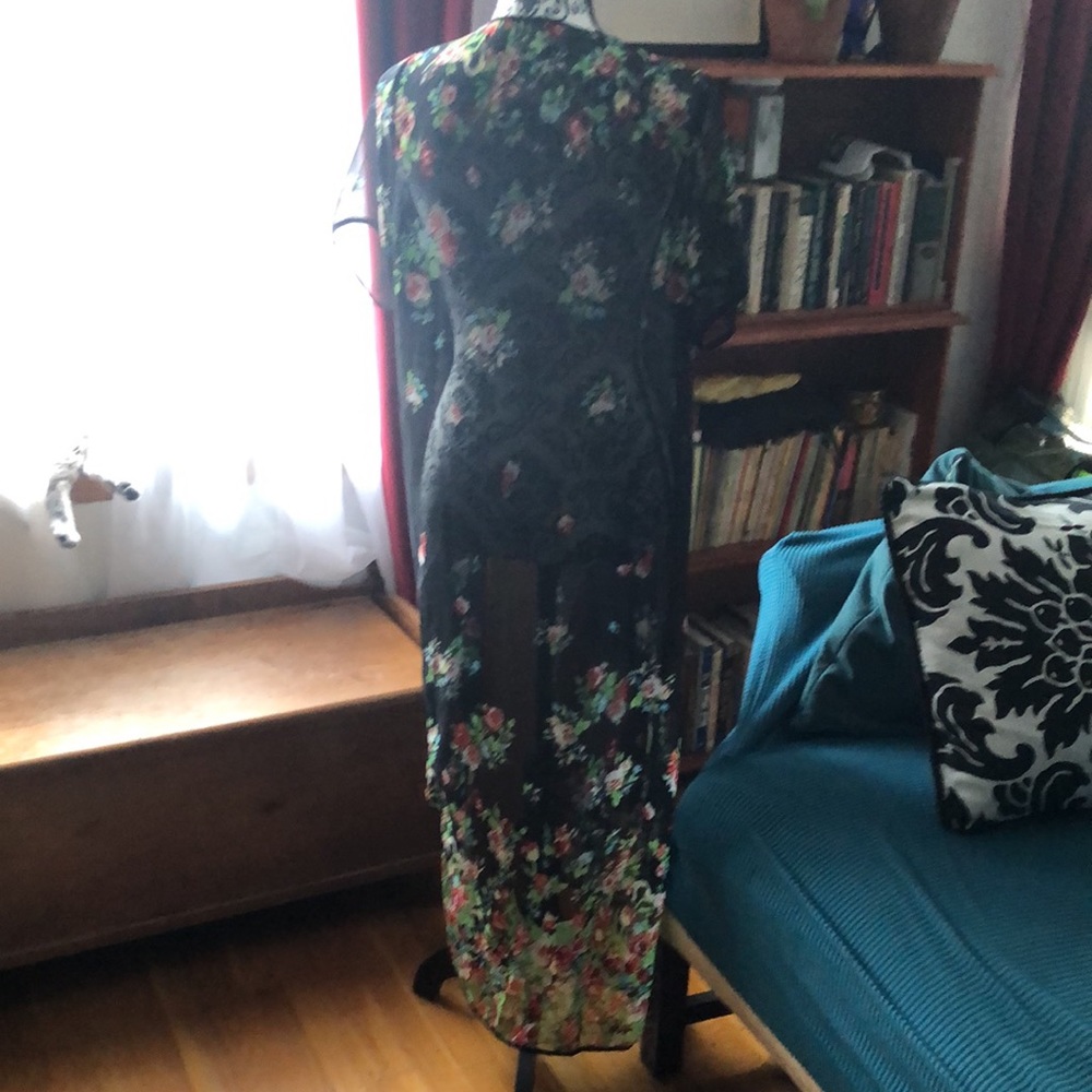 Long Sheer Bohemian Duster Robe - Picture 7 of 7